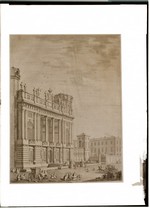 Stampa con veduta di Palazzo Madama (sec. XVIII)