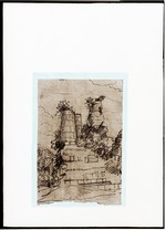 Disegno dei sepolcri degli Orazi sulla via Appia