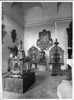 Sala 14, altare di Casale Monferrato, candelabro SS. Martiri [sic]