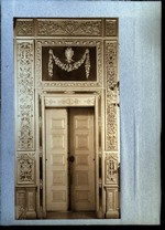 Sala da pranzo, appartamento al pianterreno,  porta e sovrapporta